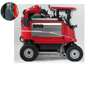 Afsluiten zijdeur oogstmachine