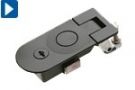 Vlakke hefboomsluiting, aantrekkende werking, IP65, instelbare grip (C5)